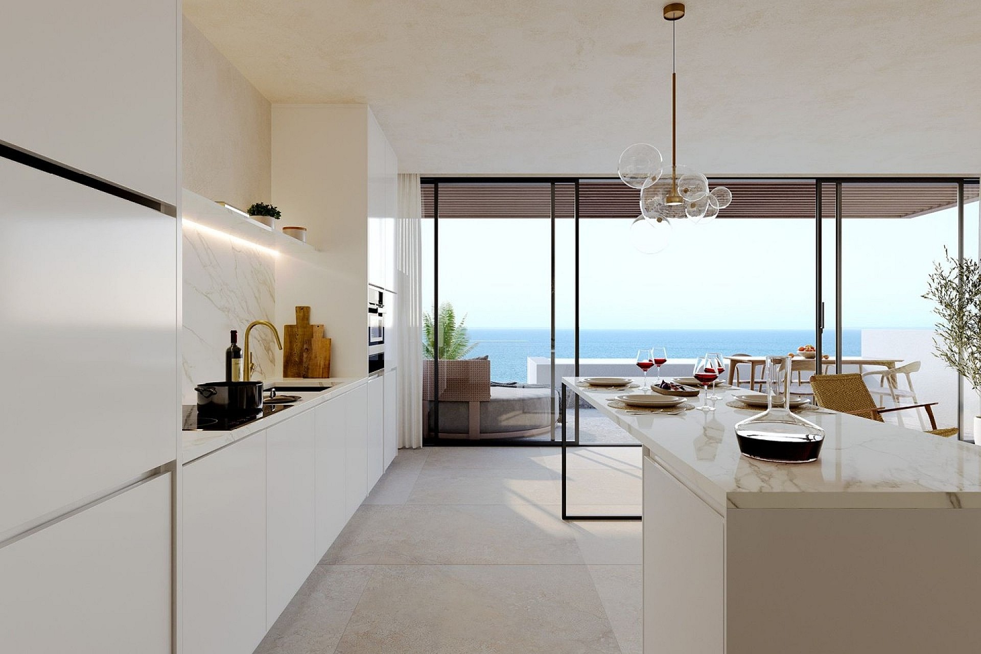 ICONIC - Développement immobilier de luxe avec vue panoramique sur la mer à Adeje in Medvilla Spanje