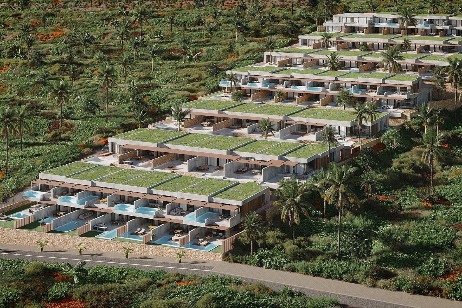 ICONIC - Développement immobilier de luxe avec vue panoramique sur la mer à Adeje in Medvilla Spanje