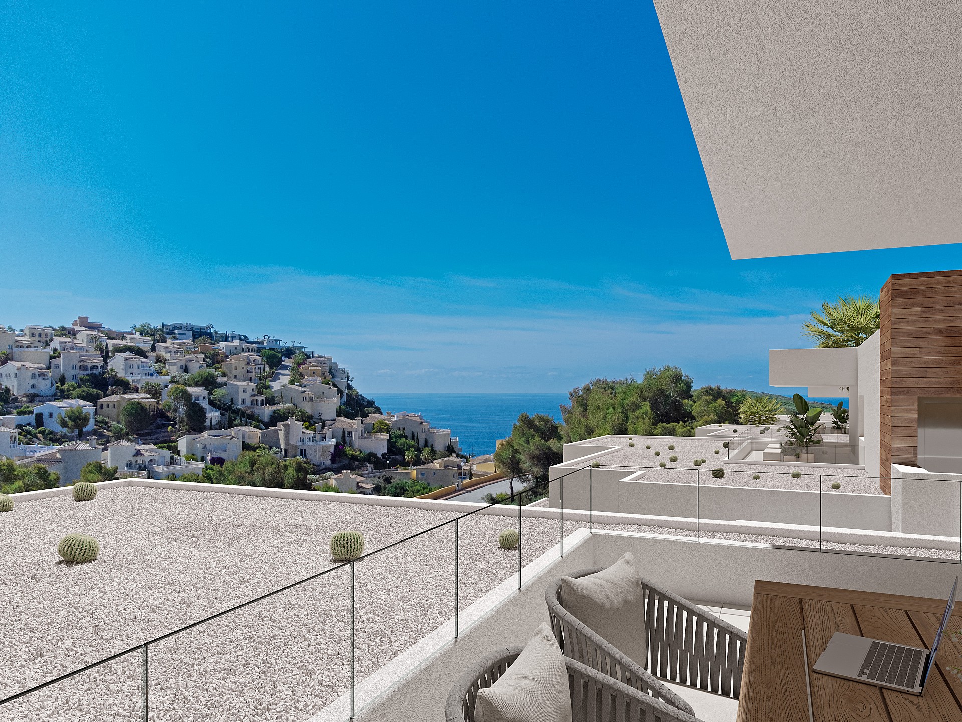 3 chambre Appartements - terrasse sur le toit à Benitachell - Cumbre del Sol in Medvilla Spanje
