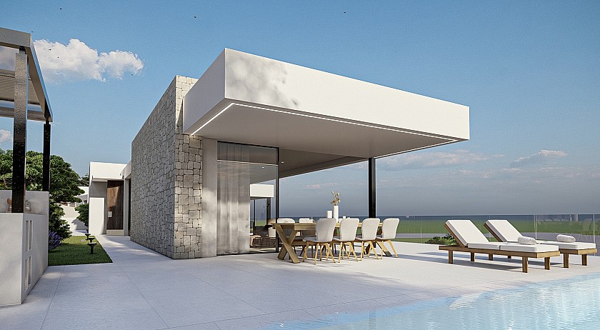 Villa Design avec Vue Panoramique sur la Mer à Altea