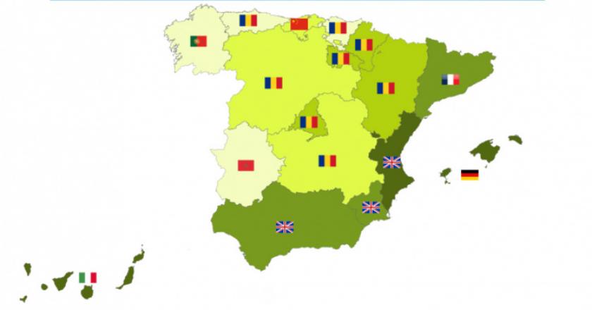 Par exemple, les étrangers achètent des maisons en Espagne in Medvilla Spanje