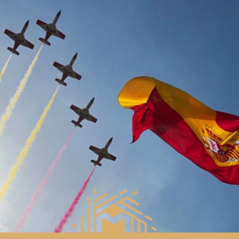 Célébration de la fête nationale en Espagne - Fête nationale espagnole in Medvilla Spanje