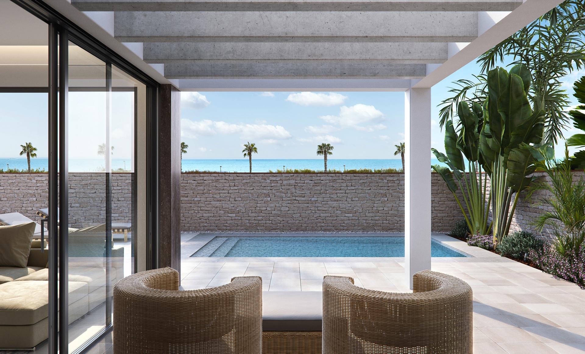Villa de luxe près de la plage, Torre de la Horadada, Alicante, Costa Blanca Sud in Medvilla Spanje
