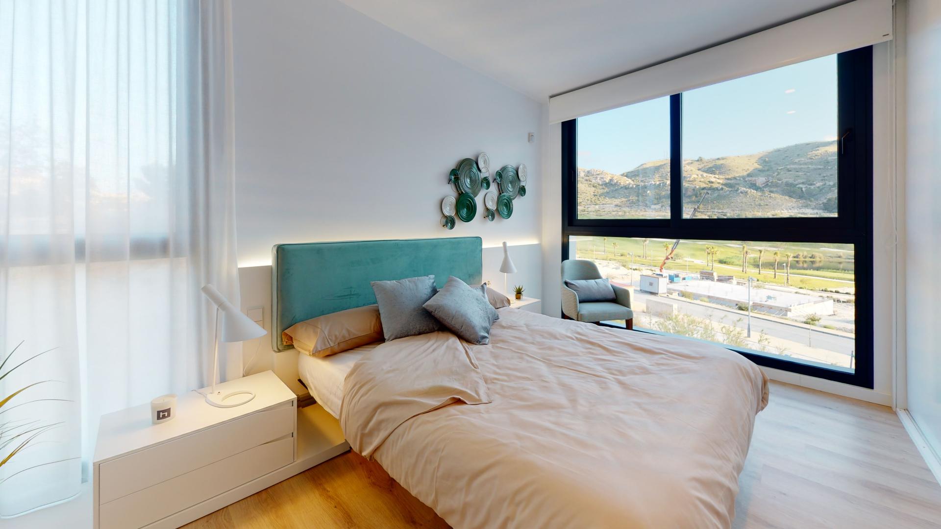 Appartements en duplex avec vue imprenable sur le golf et la montagne in Medvilla Spanje