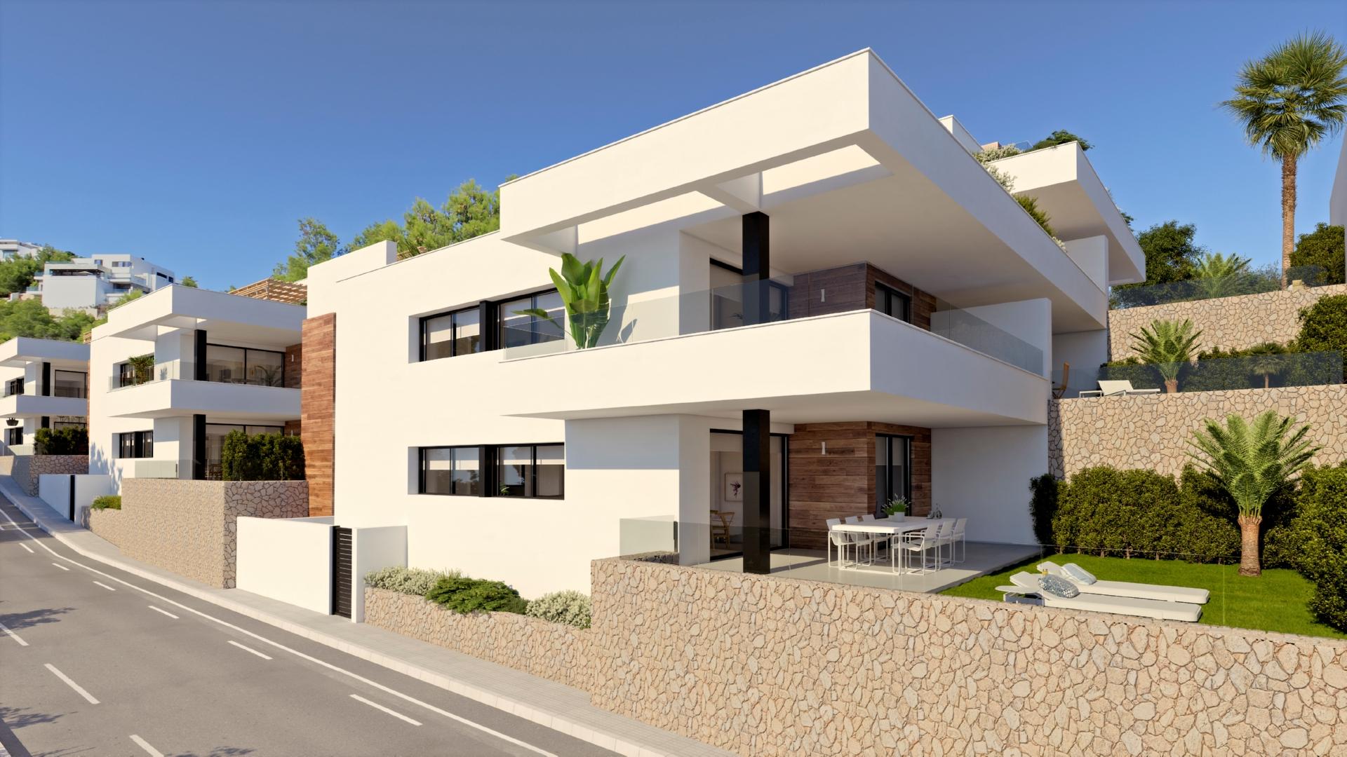 2 chambre Appartement - terrasse à Benitachell - Cumbre del Sol - Nouvelle construction in Medvilla Spanje