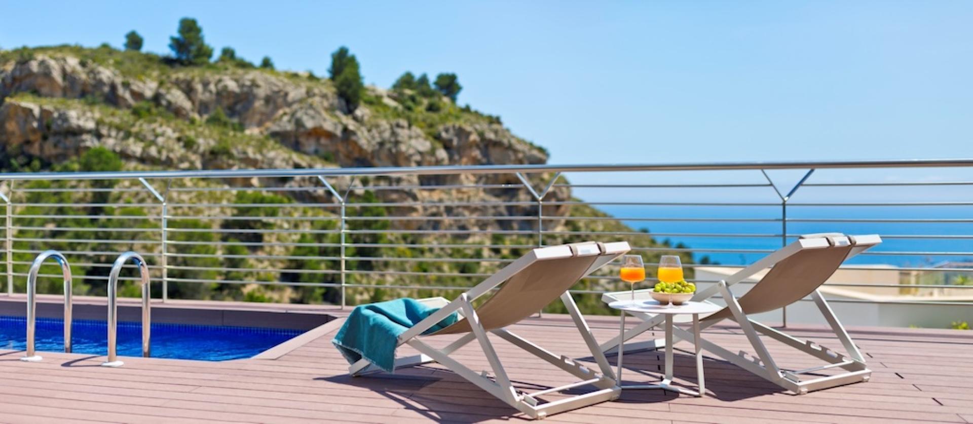 Villas modernes à vendre avec vue sur la mer à Altea in Medvilla Spanje