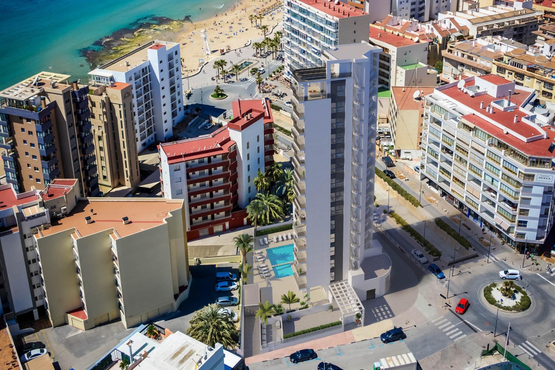 Appartements avec vue sur la mer en Calpe in Medvilla Spanje