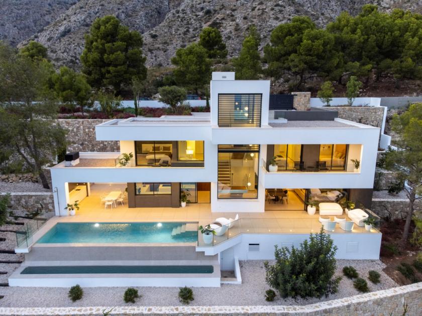 Top villa dans la zone exclusive de la Mondaine Altea in Medvilla Spanje
