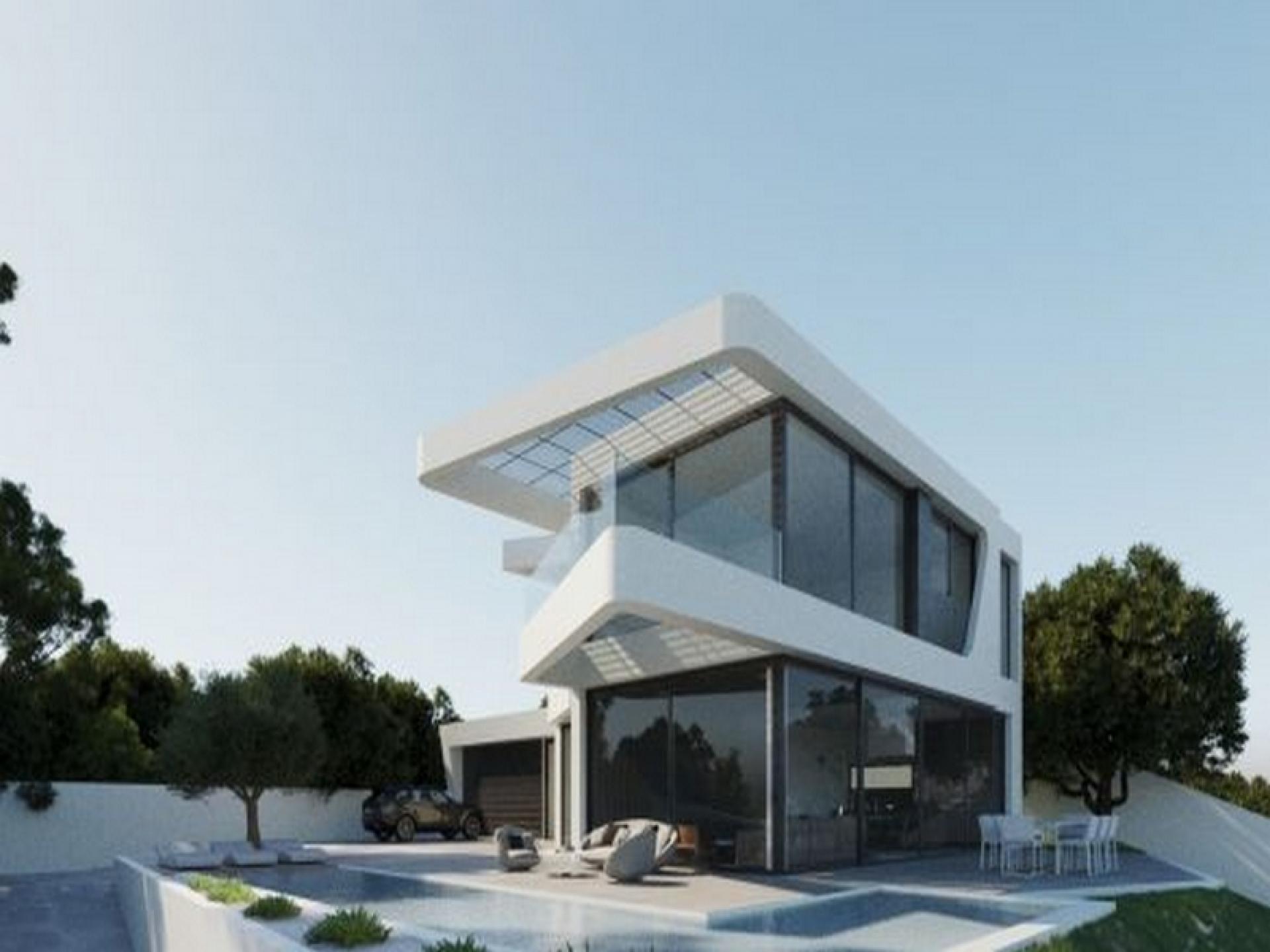 Villa neuve avec vue mer et montagne à vendre Altea in Medvilla Spanje