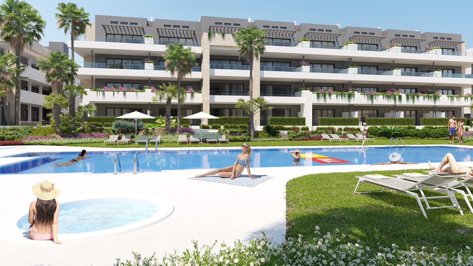 Appartements à 500m de la plage à Playa Flamenca, Orihuela in Medvilla Spanje