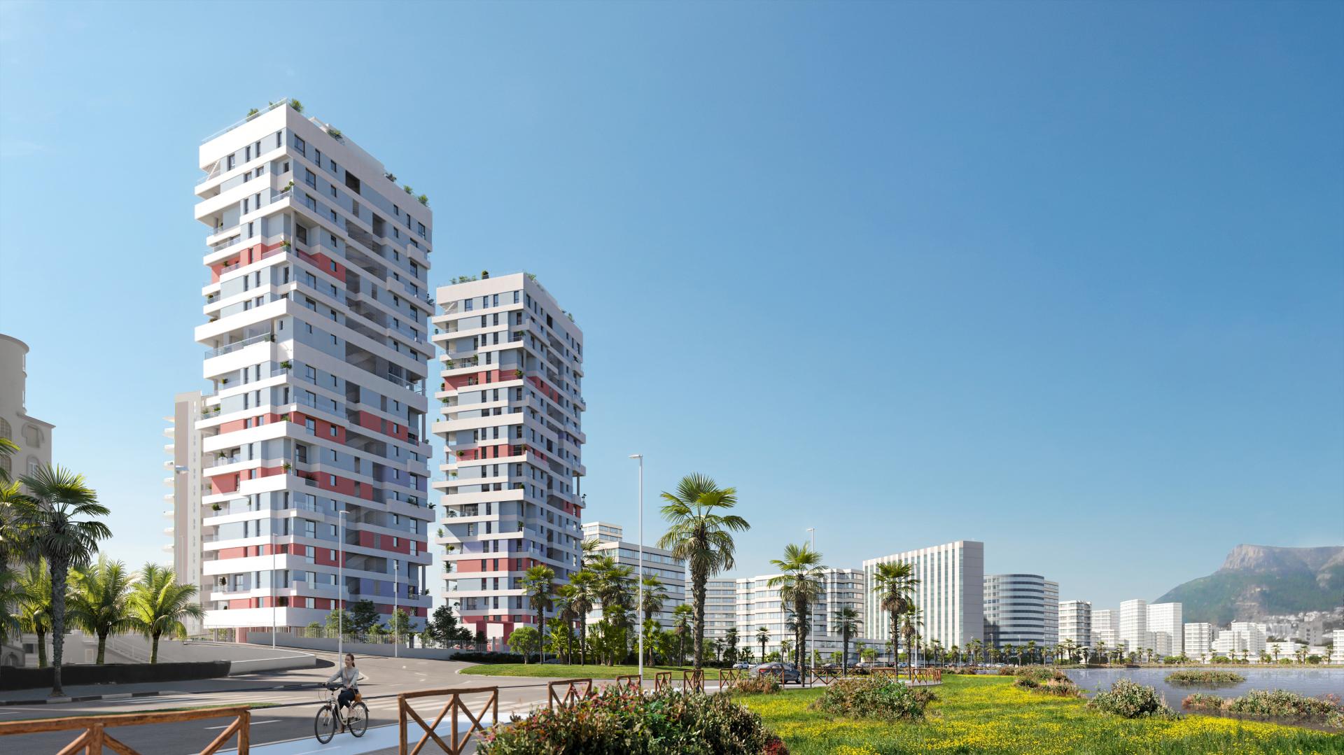3 chambre Appartement - terrasse à Calpe - Nouvelle construction in Medvilla Spanje