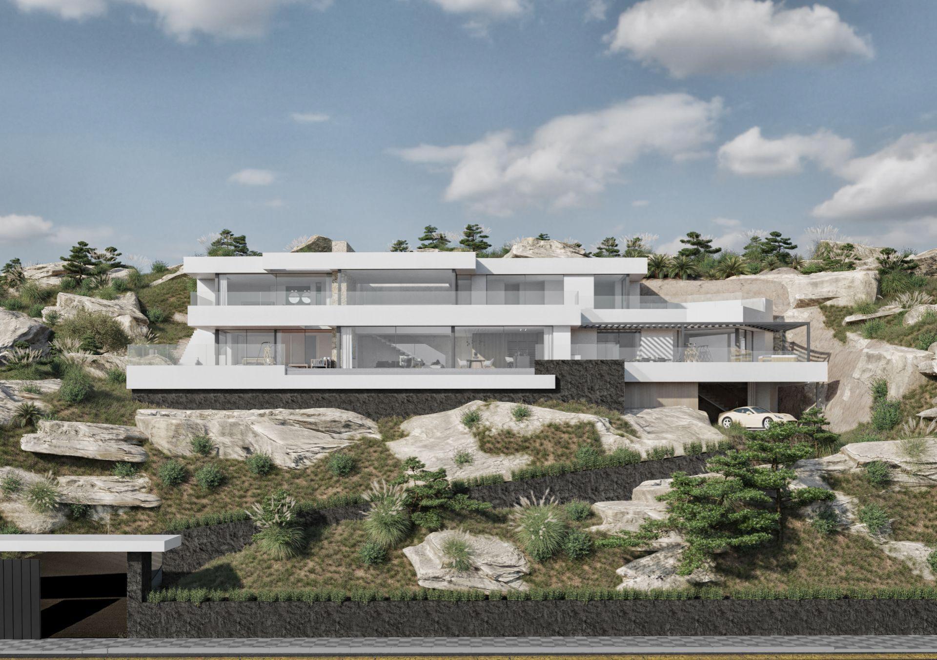 Villa avec vue imprenable sur la mer à Altea Hills in Medvilla Spanje