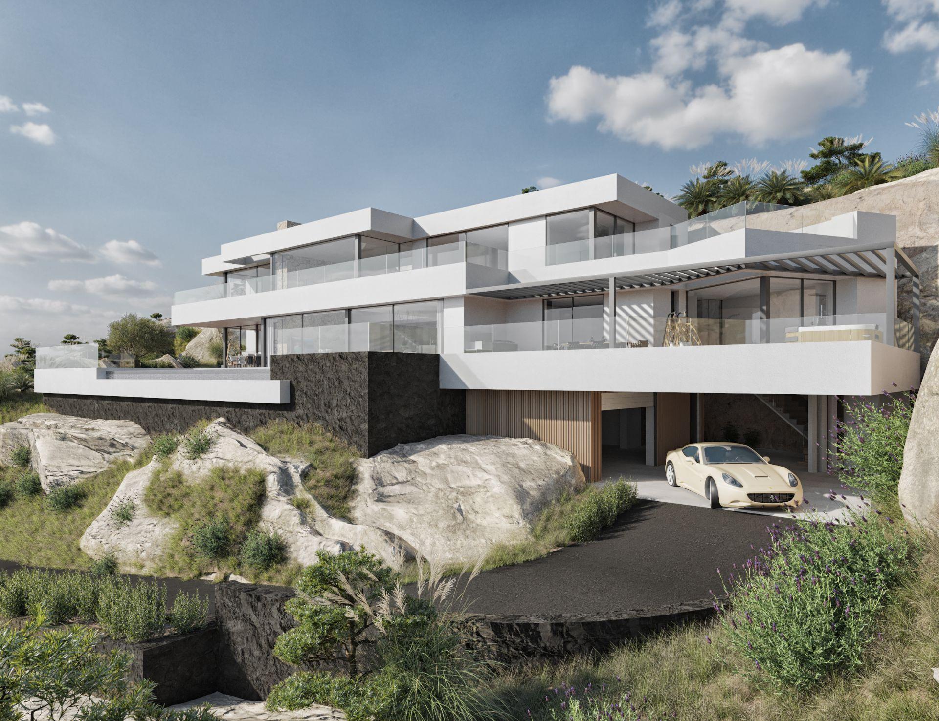 Villa avec vue imprenable sur la mer à Altea Hills in Medvilla Spanje