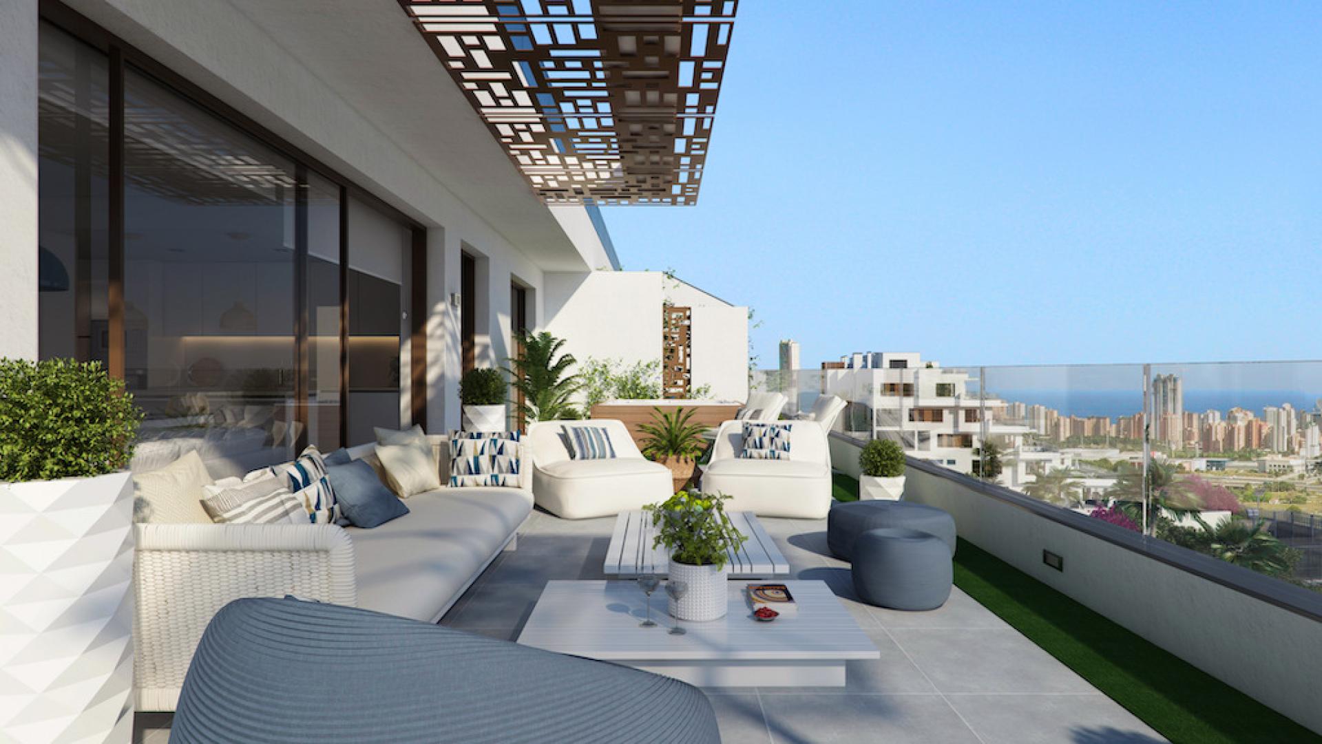 3 chambre Appartement - terrasse à Benidorm - Nouvelle construction in Medvilla Spanje