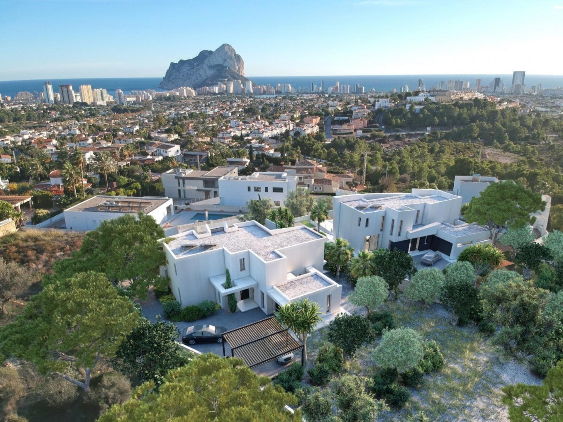 Belle villa à Calpe avec vue panoramique in Medvilla Spanje