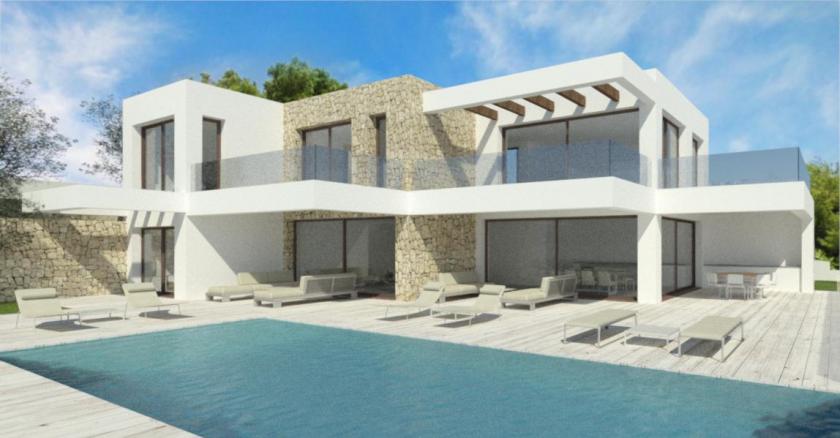 Belle villa de luxe avec vue mer à Moraira in Medvilla Spanje