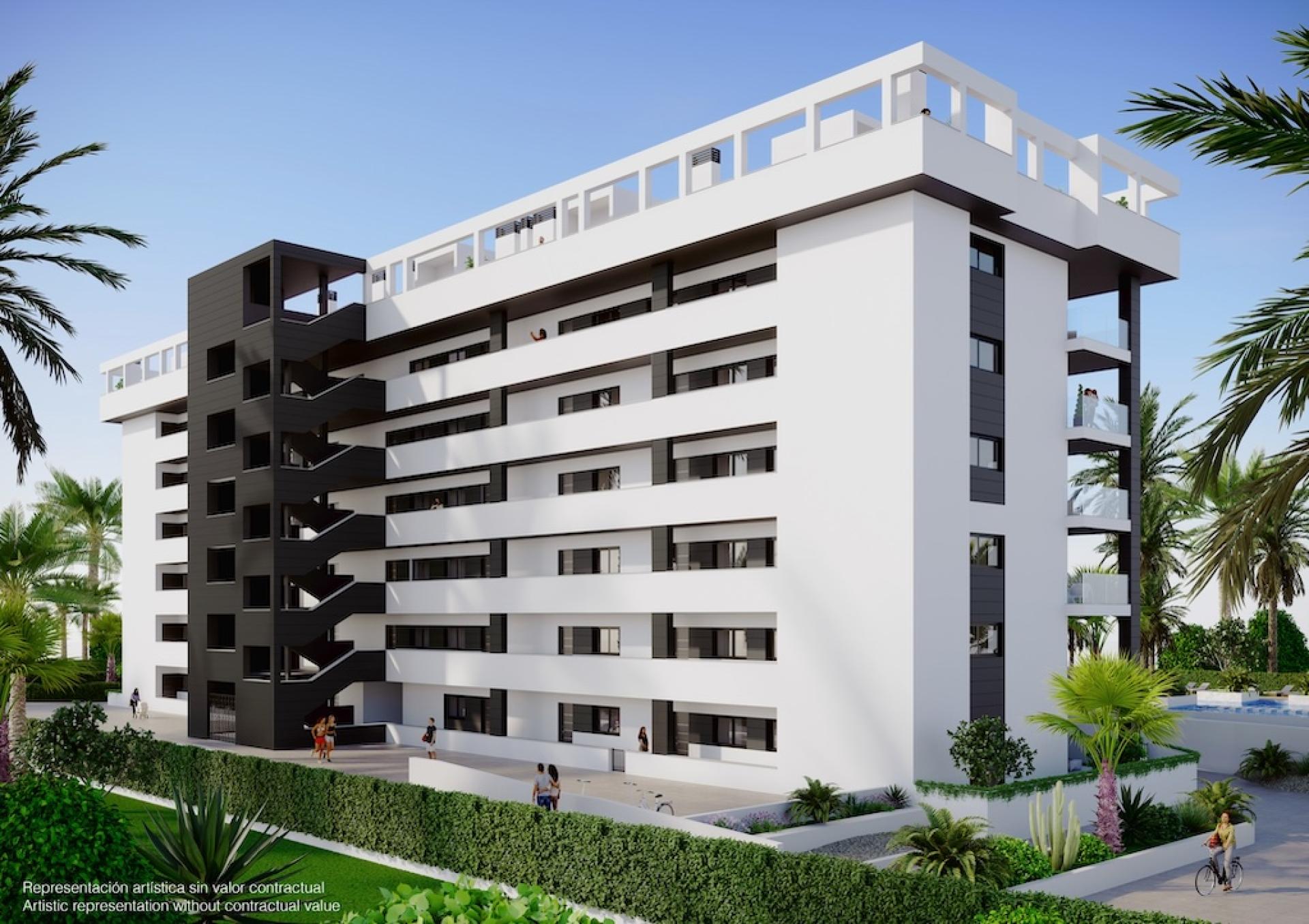 2 chambre Appartement - jardin à La Mata - Nouvelle construction in Medvilla Spanje