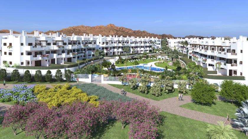 Beaux appartements avec terrasse près de la plage in Medvilla Spanje