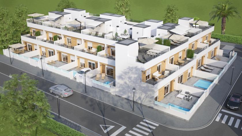 Maisons de ville de 3 chambres à Avileses - Nouvelle construction in Medvilla Spanje