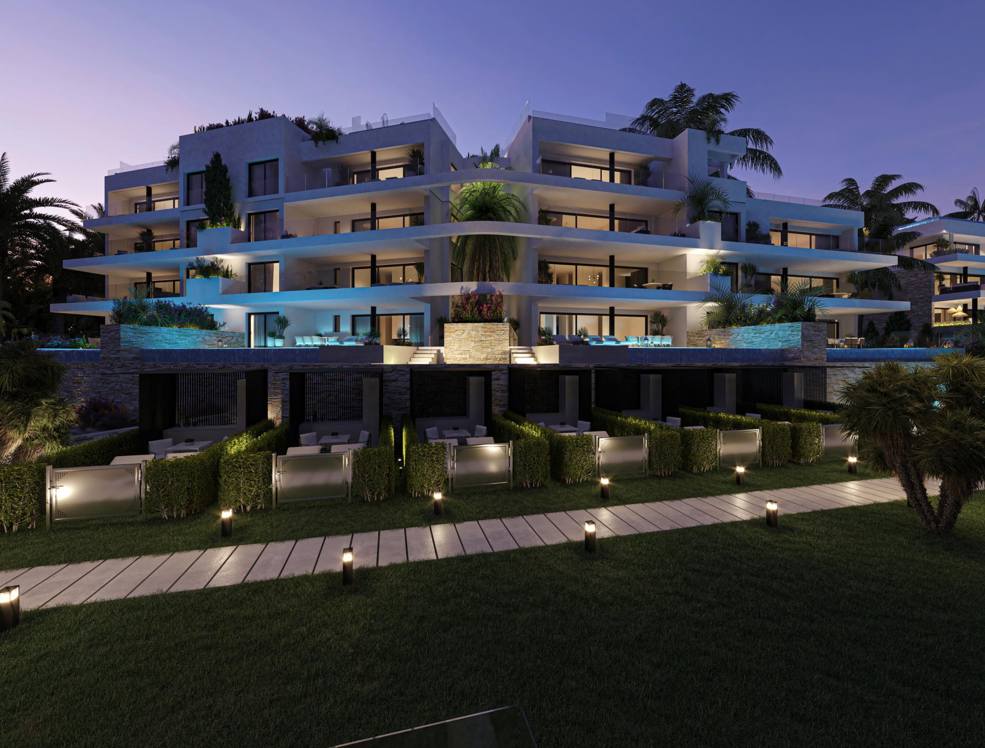 Suites penthouse élégantes avec piscine privée sur le golf de Las Colinas in Medvilla Spanje