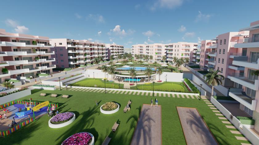3 Chambre à coucher Appartement - jardin à El Raso in Medvilla Spanje