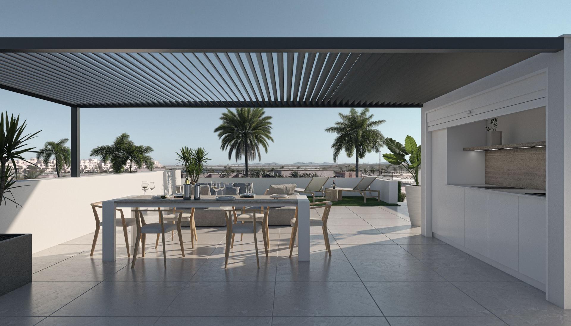 2 chambre Appartements - terrasse sur le toit à Condado de Alhama - Nouvelle construction in Medvilla Spanje