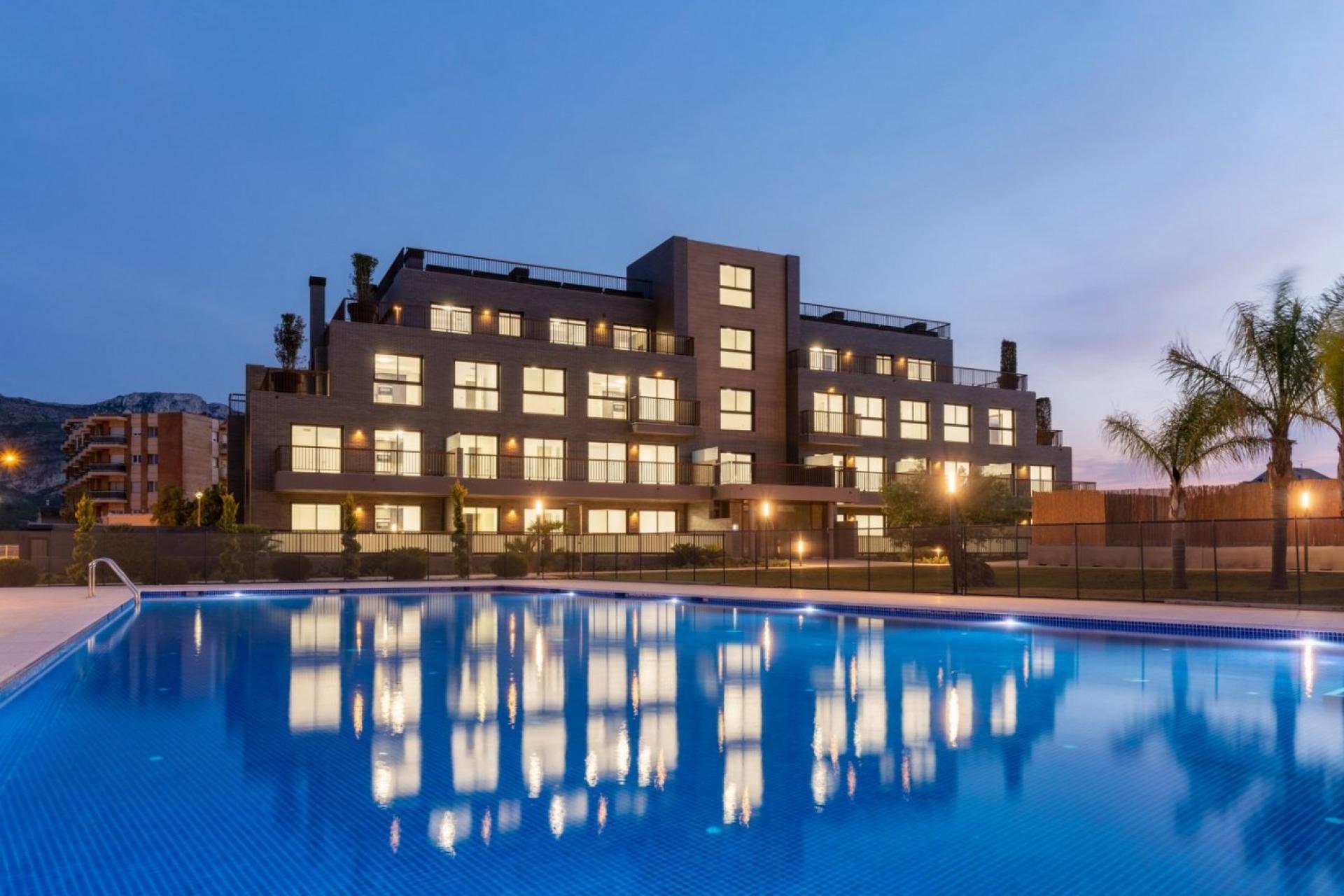 3 chambre Appartements - terrasse sur le toit à Denia - Nouvelle construction in Medvilla Spanje