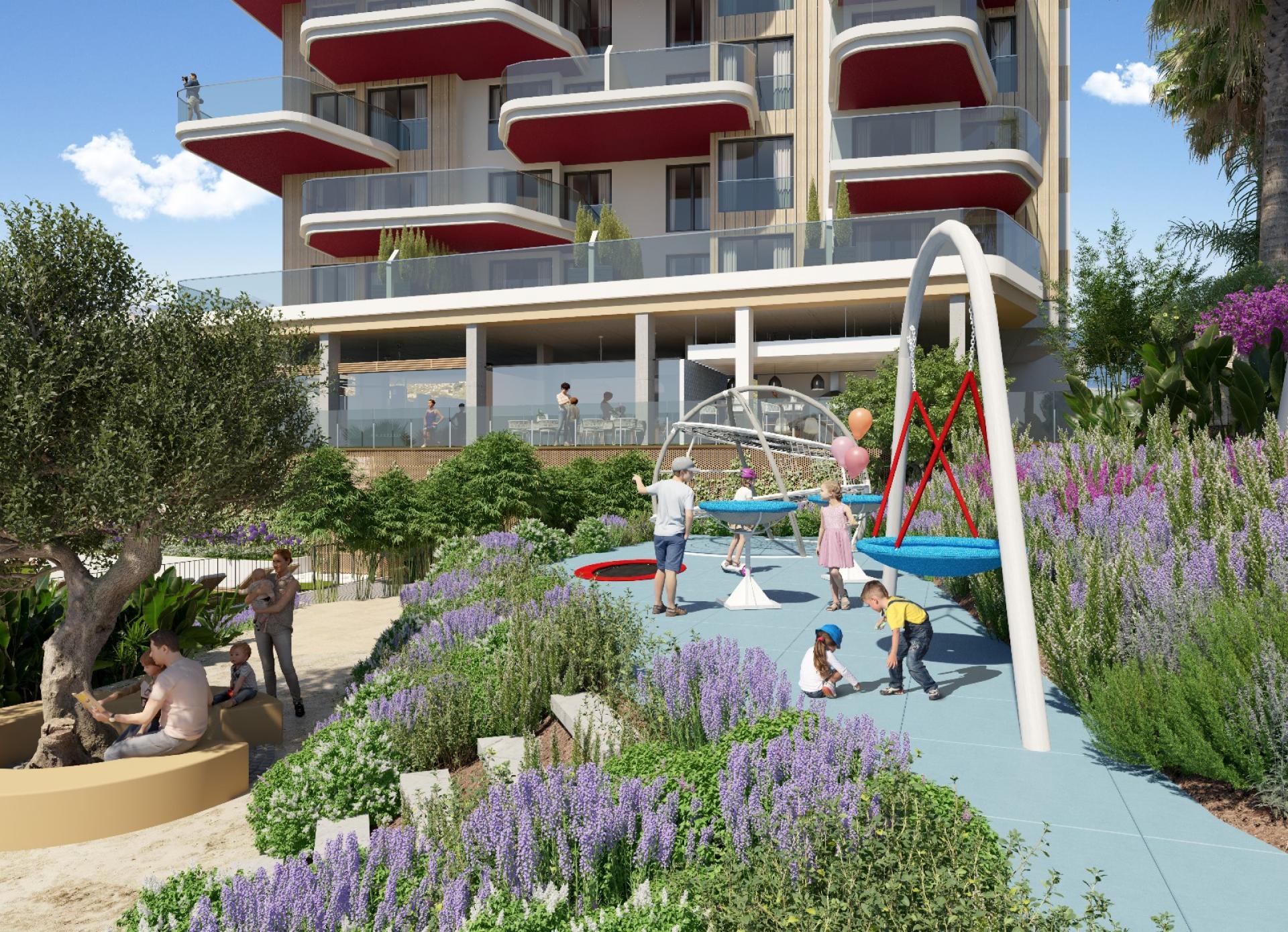 3 chambre Appartement - jardin à Calpe - Nouvelle construction in Medvilla Spanje