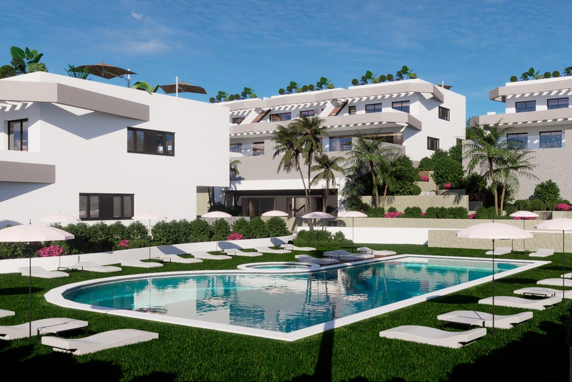 2 chambre Appartement - jardin à Finestrat - Nouvelle construction in Medvilla Spanje