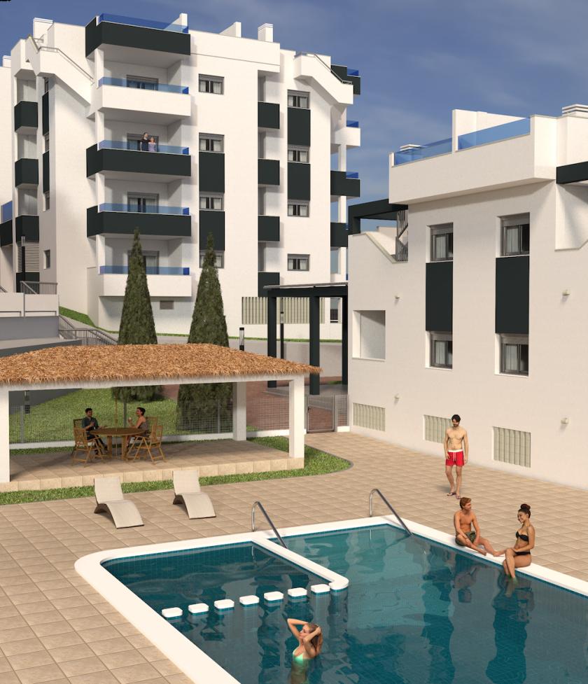 2 chambre Appartement - terrasse à Los Altos - Orihuela Costa  in Medvilla Spanje