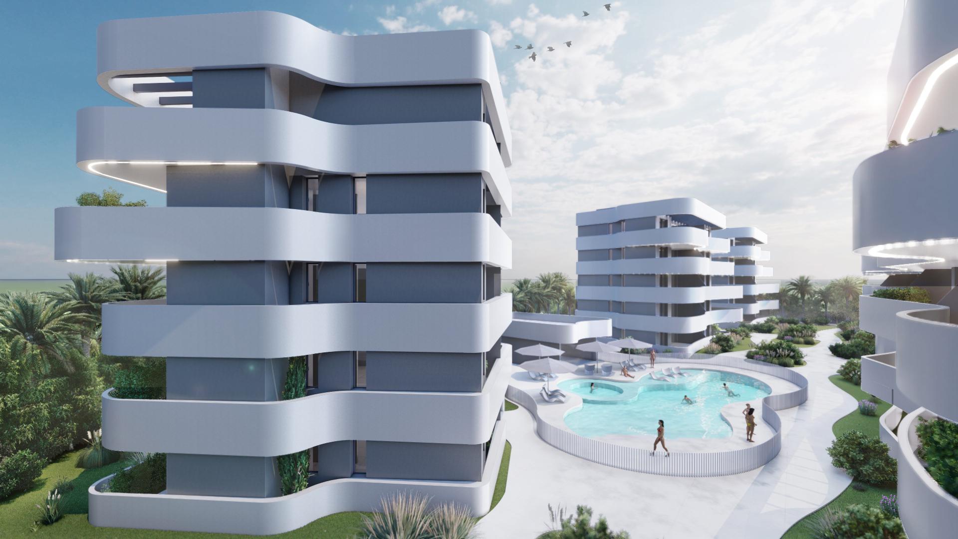 2 chambre Appartement - jardin à El Raso - Nouvelle construction in Medvilla Spanje