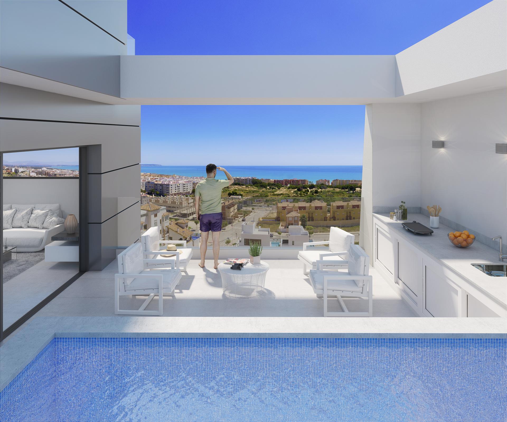 4 chambre Appartements - terrasse sur le toit à Guardamar - Nouvelle construction in Medvilla Spanje