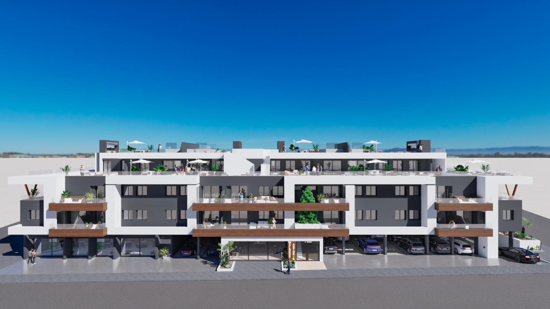 3 chambre Appartements - terrasse sur le toit à Benijòfar - Nouvelle construction in Medvilla Spanje