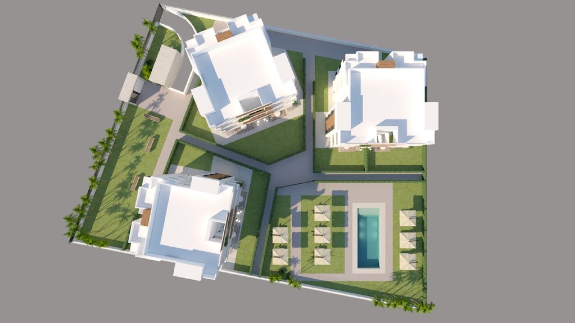 2 chambre Appartements - terrasse sur le toit à Los Alcazares - Nouvelle construction in Medvilla Spanje