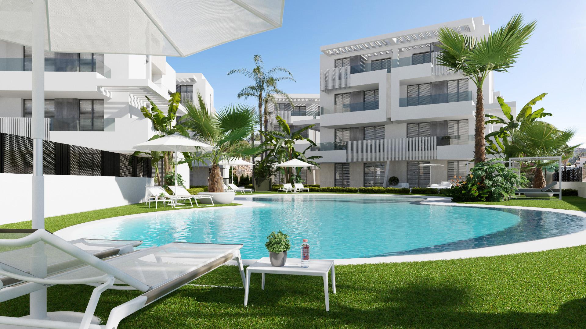2 chambre Appartement - terrasse à Santa Rosalía Resort - Nouvelle construction in Medvilla Spanje