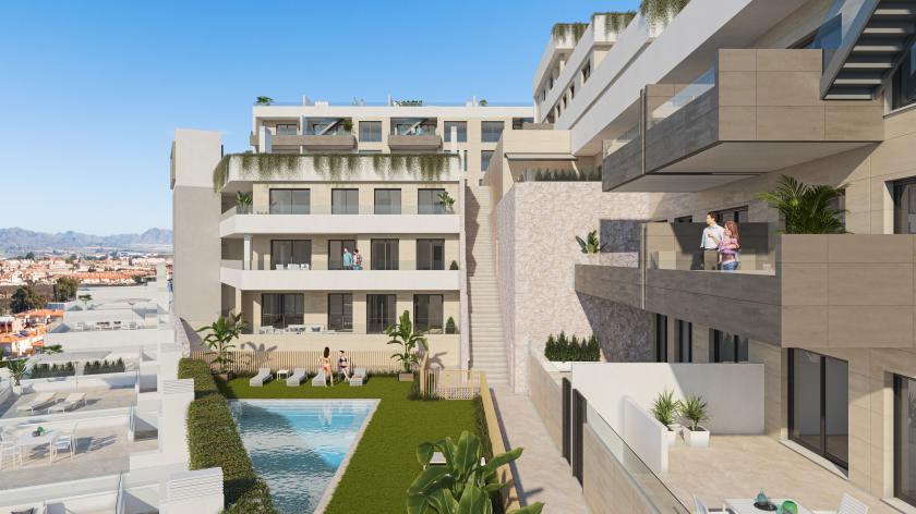 Appartement de 2 chambres au rez-de-chaussée avec terrasse à Aguilas - Nouvelle construction in Medvilla Spanje